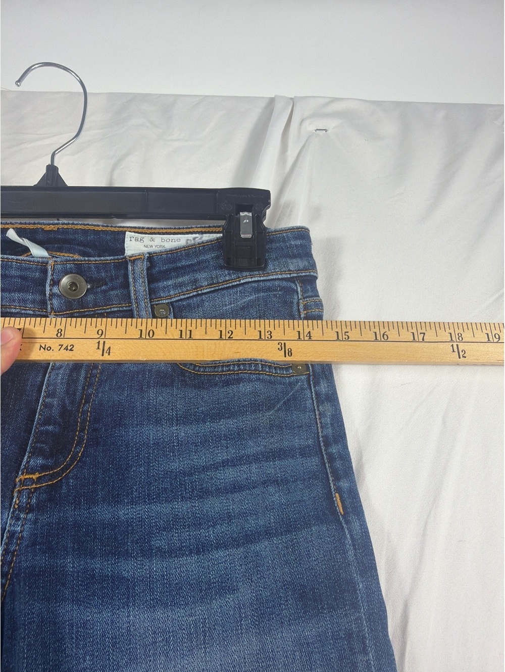 rag & bone Women's Blue Skinny Jeans Size 27 - Picture 3 of 11